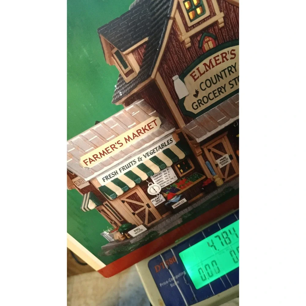 Lemax Elmer's Country Grocery Store Village Collection Brown Good Harvest Rustic